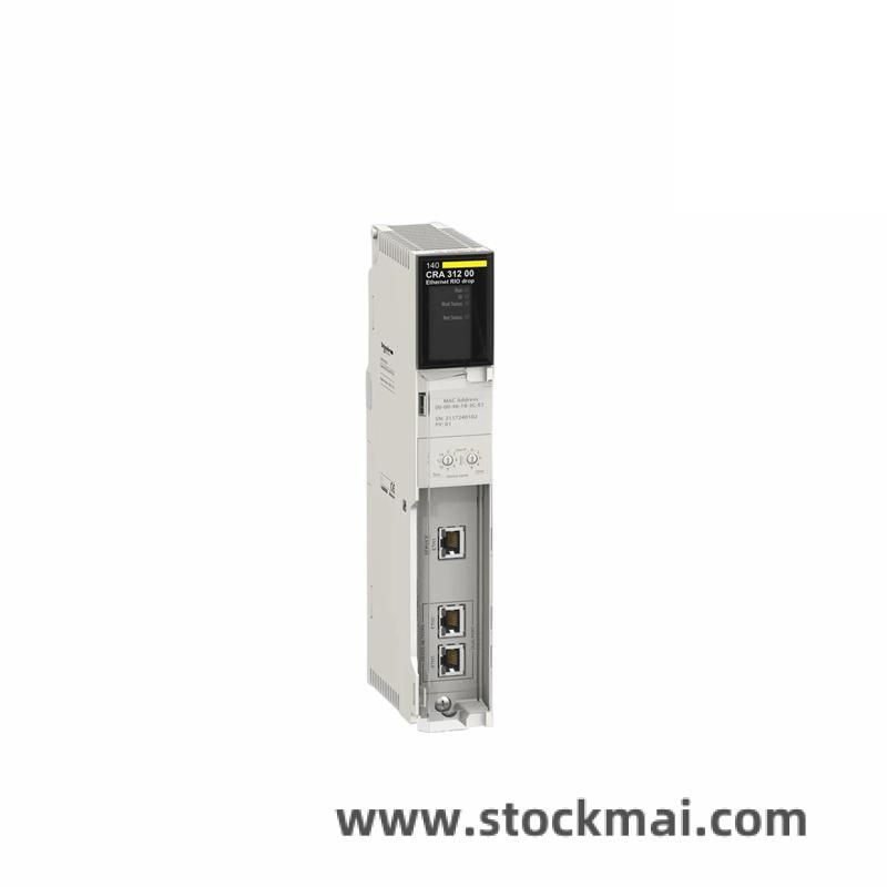 schneider_140cra31200_2.jpg Schneider 140CRA31200 Ethernet RIO Drop E/IP 1CH Adaptor Module