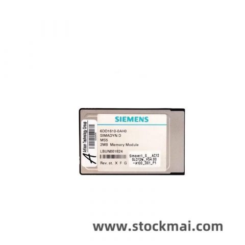 Siemens 6DD1610-0AH0 SIMADYN D Memory Submodule MS41