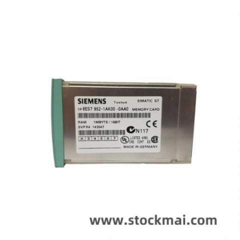 Siemens 6ES7952-1AK00-0AA0 RAM Memory Card for S7-400