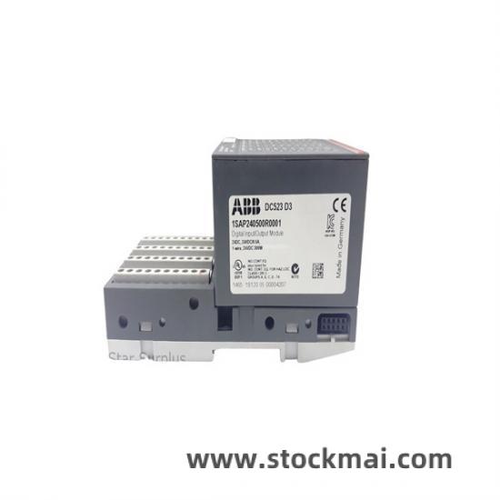 abb_dc523_d3_1sap240500r0001_digital_input_ouput_module.jpg ABB DC523 D3 | 1SAP240500R0001 | Digital Input Output Module, Precision Control for Industrial Automation