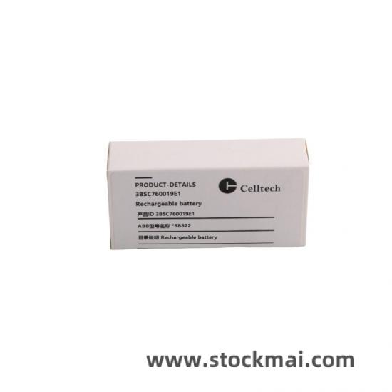 abb_sb822_3bsc760019e1_rechargeable_lithium-ion_battery_1.jpg ABB SB822 3BSC760019E1 - Rechargeable Lithium-Ion Battery for Industrial Automation