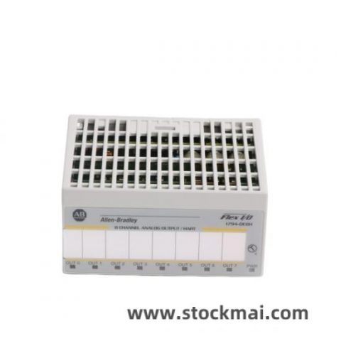 Emerson 1794-OE8H Analog Output Module, Flexible IO for Industrial Automation