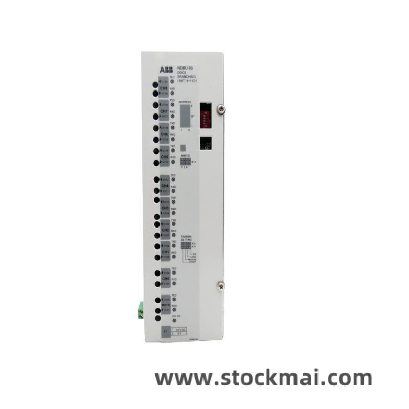 abb_ndbu-85_ddcs_branching_unit.jpg ABB 3HAC025867-001: Precision Control Module for Industrial Automation