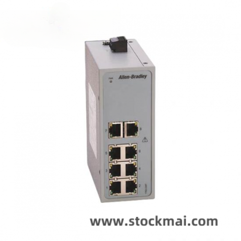 Allen-Bradley, 1783-US8T, Unmanaged EtherNet Switch, Industrial Control Module