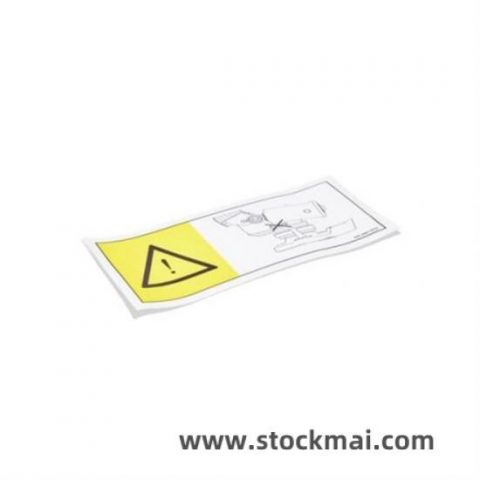 ABB 3HAC020611-001: Robotic Parts Warning Label, Precision and Safety in Automation