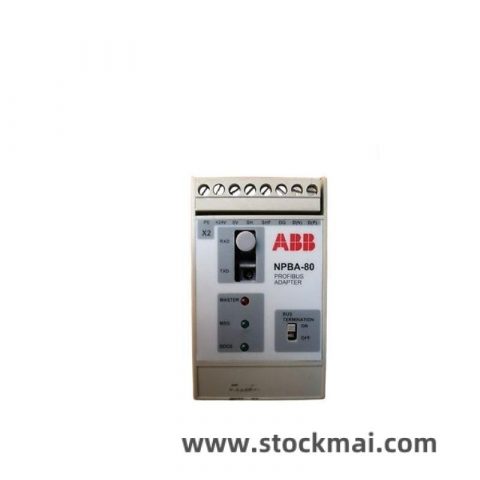 ABB NPBA-80 Profibus Adapter Module, Industrial Control Solutions